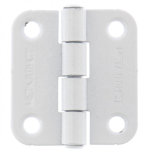Петля накладная ПН5-40, белая, 4 шт, (Металлист) купить в Москве с доставкой по всей России | ProtosMarket.ru