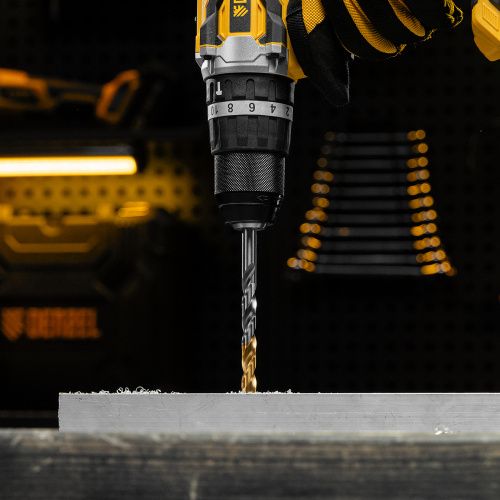 Сверло спиральное по металлу 9 x 125 мм, Р6М5, Golden Tip  Denzel купить в Москве с доставкой по всей России | ProtosMarket.ru