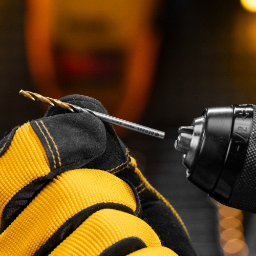 Набор сверл по металлу, 1-10 мм, Р6М5-TiN, Golden Tip, 19 шт Denzel купить в Москве с доставкой по всей России | ProtosMarket.ru