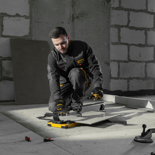 Плиткорез рельсовый 600х16мм, каретка на подш., стальная станина, усил. рукоятка-пенал Denzel купить в Москве с доставкой по всей России | ProtosMarket.ru