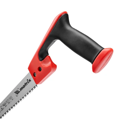 Ножовка по дереву выкружная, 300 мм, каленый зуб, двухкомпонентная рукоятка Matrix купить в Москве с доставкой по всей России | ProtosMarket.ru