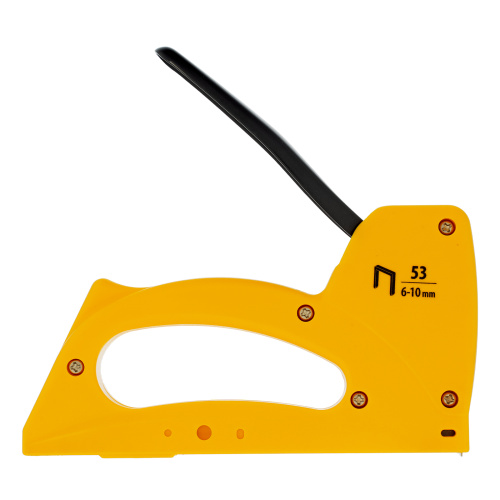 Степлер пластиковый, скобы в комплекте, тип 53, 6-10 мм Denzel купить в Москве с доставкой по всей России | ProtosMarket.ru