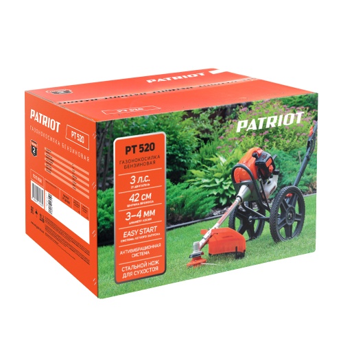 Триммер колесный PATRIOT PT 520 купить в Москве с доставкой по всей России | ProtosMarket.ru