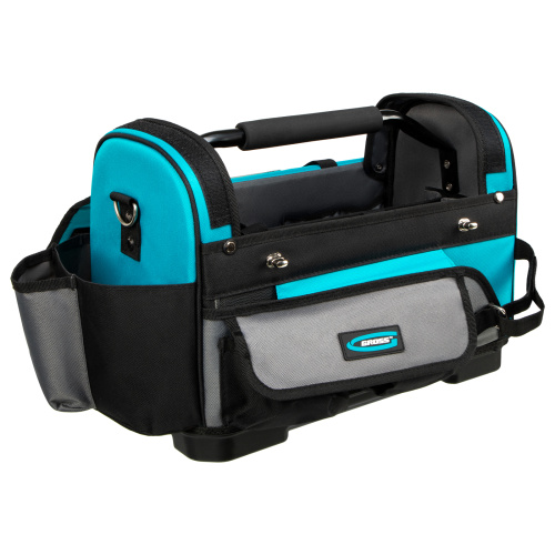 Переноска для инструмента, 400х225х300мм, пластиковое дно, наплечный ремень Gross купить в Москве с доставкой по всей России | ProtosMarket.ru