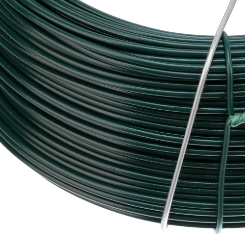 Проволока с ПВХ покрытием, зеленая 1.5 мм, длина 50 м Сибртех купить в Москве с доставкой по всей России | ProtosMarket.ru