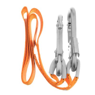 Строп нерегулируемый, ленточный, модель «А», 2 карабина Сибртех купить в Москве с доставкой по всей России | ProtosMarket.ru