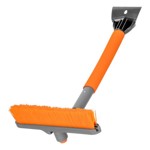Щетка-сметка для снега со скребком, поворотная голова, 510 мм Stels купить в Москве с доставкой по всей России | ProtosMarket.ru