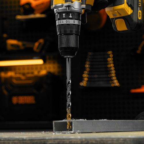 Сверло спиральное по металлу 9 х 175 мм, Р6М5, Golden Tip, удлиненное Denzel купить в Москве с доставкой по всей России | ProtosMarket.ru