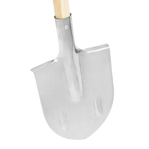 Лопата штыковая, нержавеющая сталь, 200х265х1385 мм, ребра жесткости, деревянный черенок, Сибртех купить в Москве с доставкой по всей России | ProtosMarket.ru