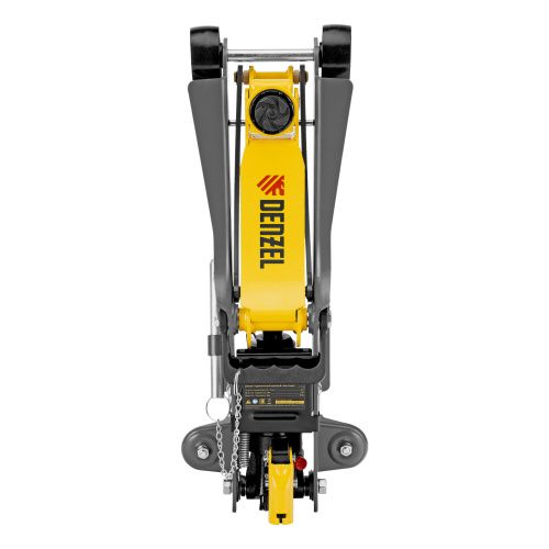 Домкрат гидравлический подкатной с фиксатором, 2,5 т,  85-385 мм, в пласт. кейсе Denzel купить в Москве с доставкой по всей России | ProtosMarket.ru