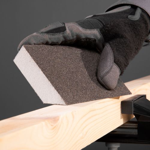 Губка для шлифования, 120 х 90 х 25 мм, трапеция, мягкая, P 40 Matrix купить в Москве с доставкой по всей России | ProtosMarket.ru