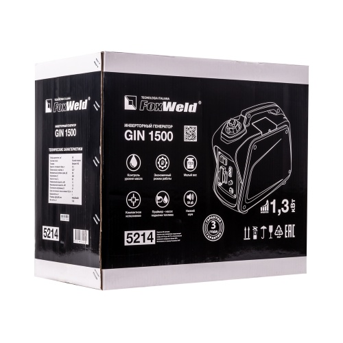 Инверторный генератор Foxweld GIN 1500 (пр-во FoxWeld/КНР) купить в Москве с доставкой по всей России | ProtosMarket.ru