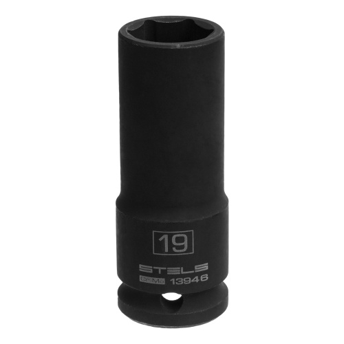 Головка ударная удлиненная шестигранная, 19 мм, 1/2, CrMo Stels купить в Москве с доставкой по всей России | ProtosMarket.ru