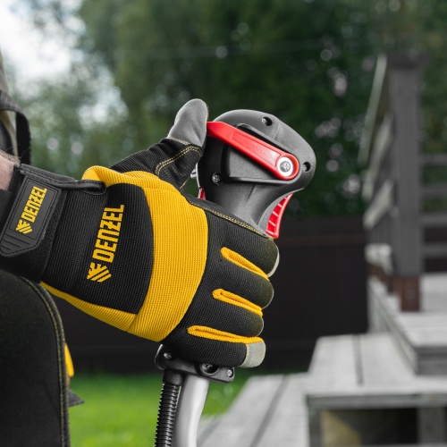 Триммер бензиновый DT-52E, 52 см3, неразъемная штанга, электростартер, состоит из 2 частей Denzel купить в Москве с доставкой по всей России | ProtosMarket.ru