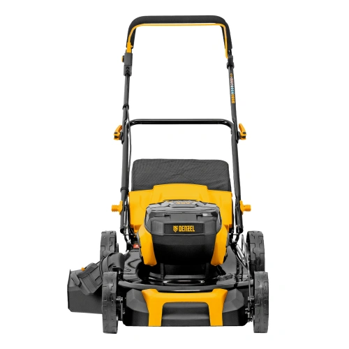 Газонокосилка аккумуляторная бесщет. DLM-460, 460 мм, травосб. 65 л., Li-Ion, 40 В Denzel купить в Москве с доставкой по всей России | ProtosMarket.ru