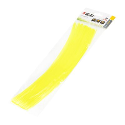 Леска для триммера, круглая нарезанная 2.4 мм х 30 см, 50 шт Flex cord Denzel купить в Москве с доставкой по всей России | ProtosMarket.ru