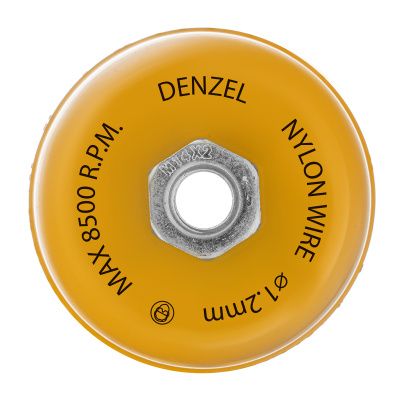 Щетка для УШМ, 100 мм, Чашка, нейлоновая щетина, М14 Denzel купить в Москве с доставкой по всей России | ProtosMarket.ru