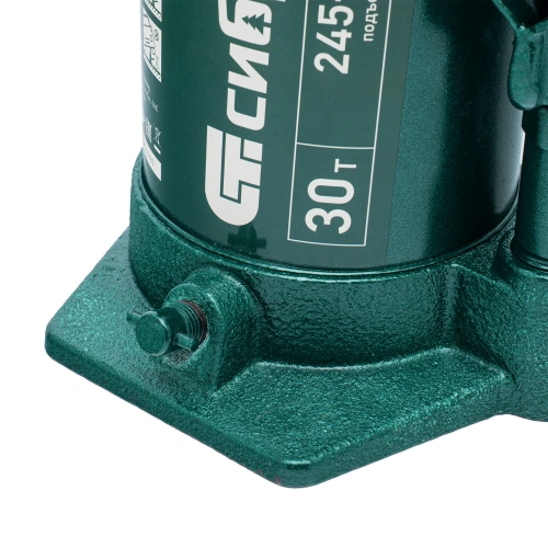 Домкрат гидравлический бутылочный, 30 т, 245-385 мм Сибртех купить в Москве с доставкой по всей России | ProtosMarket.ru