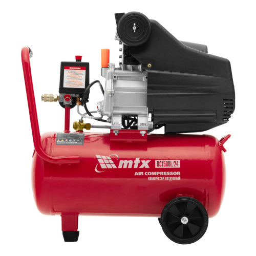 Компрессор воздушный DC1500L/24, 1,5 кВт, 24 л, 210 л/мин MTX купить в Москве с доставкой по всей России | ProtosMarket.ru