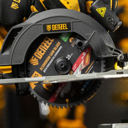 Пильный диск по алюминию ф165 х 20 мм, 60 зубьев Denzel купить в Москве с доставкой по всей России | ProtosMarket.ru