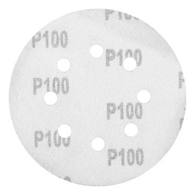 Круг абразивный на ворсовой подложке под "липучку", перфорированный, P 100, 125 мм, 5 шт Matrix купить в Москве с доставкой по всей России | ProtosMarket.ru