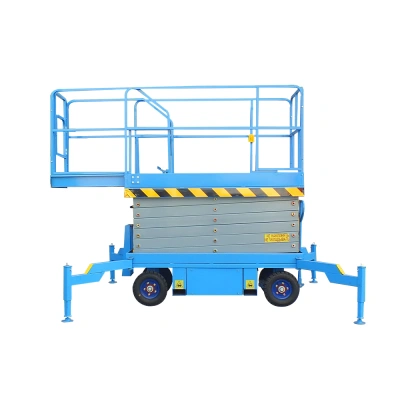 Подъемник ножничный самоходный аккумуляторный 500 кг, 9/11 м, 24/85 В/Ач TOR SJY-0,5-9DC по ценам производителя в Москве с доставкой по всей России