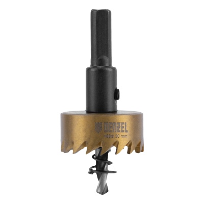 Коронка по металлу HSS, 30 мм, нитридтитановое покрытие Denzel купить в Москве с доставкой по всей России | ProtosMarket.ru