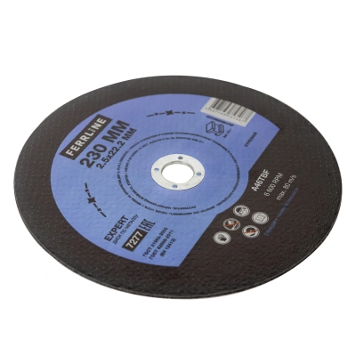 Круг отрезной по металлу FerrLine Expert 230 х 2,5 х 22,2 мм A46TBF купить в Москве с доставкой по всей России | ProtosMarket.ru