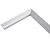 Угольник стальной 400 мм, нержавеющая сталь, градуировка, алюминиевое основание Denzel по ценам производителя в Москве с доставкой по всей России