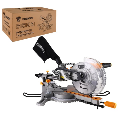 Торцовочная пила DEKO DKMS2300W-255 Laser купить в Москве с доставкой по всей России | ProtosMarket.ru