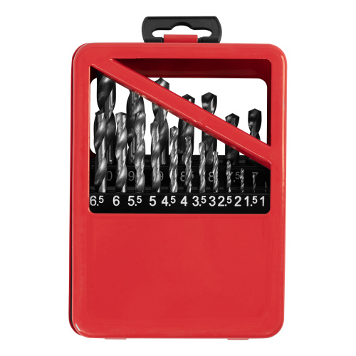 Набор сверл по металлу, 1-10 мм (через 0.5 мм) HSS 19 шт, металлическая коробка, цилиндрический хвостовик Matrix купить в Москве с доставкой по всей России | ProtosMarket.ru