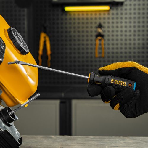 Отвертка SL6x150 мм, CrV, трехкомпонентная рукоятка Denzel купить в Москве с доставкой по всей России | ProtosMarket.ru