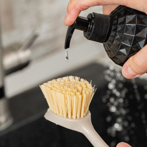 Щетка для посуды круглая d 60х230 мм, бамбуковая рукоятка, Home Palisad купить в Москве с доставкой по всей России | ProtosMarket.ru