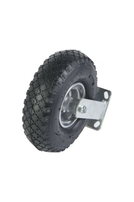 Колесо пневматическое резиновое 260 мм PRF 85 неповоротное на кронштейне купить в Москве с доставкой по всей России | ProtosMarket.ru