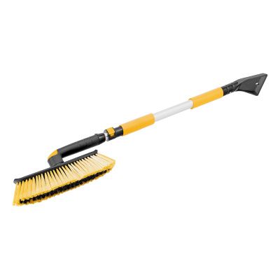 Щетка-сметка со скребком, телескоп, поворотная голова, 750-1120 мм Denzel купить в Москве с доставкой по всей России | ProtosMarket.ru