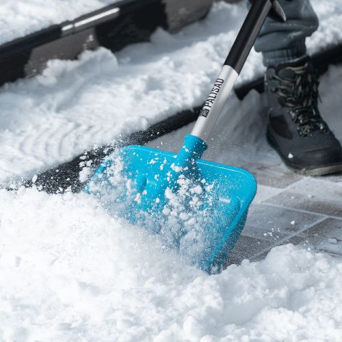 Лопата для уборки снега, полипропилен, 350х405х1300мм, алюминиевый черенок, ПВХ накладка, LUXE Palisad купить в Москве с доставкой по всей России | ProtosMarket.ru