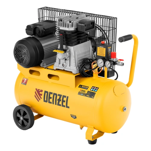 Компрессор воздушный BCI2300/50, ременный привод, 2.3 кВт, 50 литров, 400 л/мин Denzel по ценам производителя в Москве с доставкой по всей России