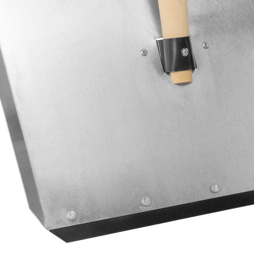 Лопата для уборки снега тротуарная, алюминиевая,500х400х1420мм, деревянный черенок, Россия Сибртех купить в Москве с доставкой по всей России | ProtosMarket.ru