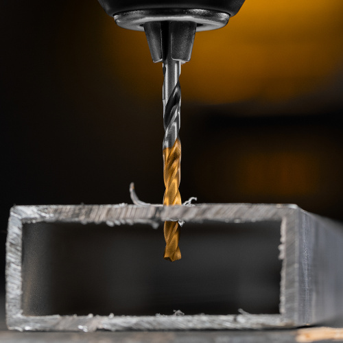 Сверло спиральное по металлу 4,2 x 75мм, Р6М5, Golden Tip, многогранная заточка Denzel купить в Москве с доставкой по всей России | ProtosMarket.ru