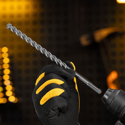 Бур по бетону, цельная крестовая пластина, 10x215 мм, SDS PLUS Denzel купить в Москве с доставкой по всей России | ProtosMarket.ru