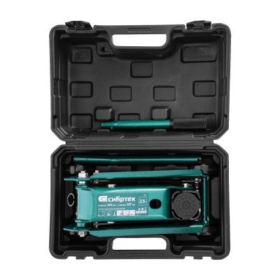 Домкрат гидравлический подкатной, 2,5 т, 148-387 мм, в пласт. кейсе Сибртех купить в Москве с доставкой по всей России | ProtosMarket.ru