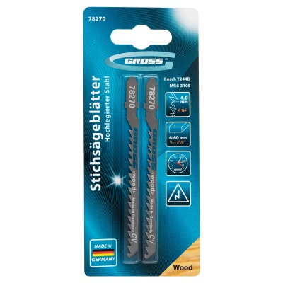 Полотна для электролобзика  по дереву, 2 шт, ( 3105-T244D ) Gross купить в Москве с доставкой по всей России | ProtosMarket.ru