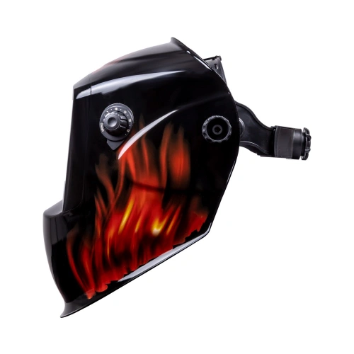 Маска сварщика КОРУНД-2 "пламя" (ф-р 7100V) без коробки купить в Москве с доставкой по всей России | ProtosMarket.ru