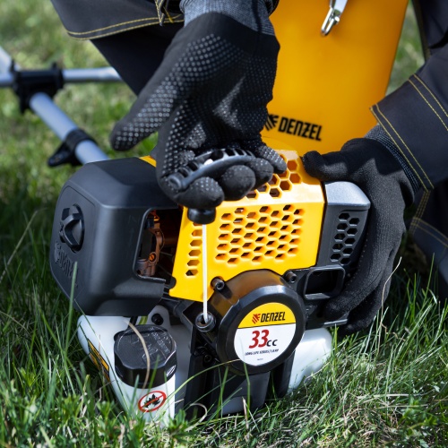 Триммер бензиновый DGT 330, 33 см3, 1.8 л. с, неразъемная штанга, состоит из 2 частей Denzel купить в Москве с доставкой по всей России | ProtosMarket.ru