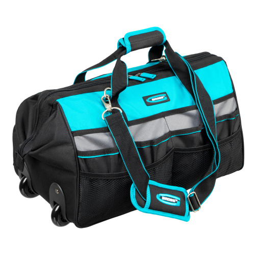 Сумка для инструмента, 500х280х290мм, выдвижная рукоятка, колеса, наплечный ремень Gross купить в Москве с доставкой по всей России | ProtosMarket.ru