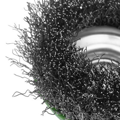 Щетка для УШМ, 65 мм, М14, "чашка", витая проволока 0.3 мм Сибртех купить в Москве с доставкой по всей России | ProtosMarket.ru