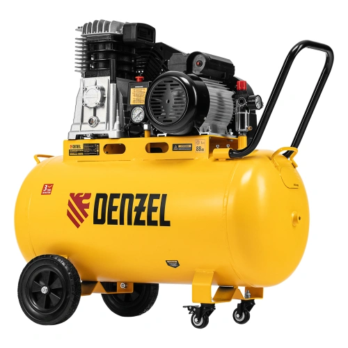 Компрессор воздушный рем. привод BCI 2200/100, 2,2 кВт, 100 литров, 420 л/мин Denzel по ценам производителя в Москве с доставкой по всей России
