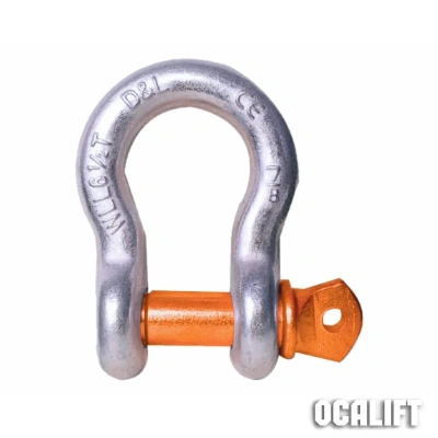Скоба такелажная омегообразная G209 9.5т сталь