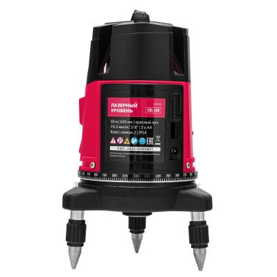 Лазерный уровень CRL-30R, 30 м, красный луч, батарейки, резьба 5/8" MTX купить в Москве с доставкой по всей России | ProtosMarket.ru