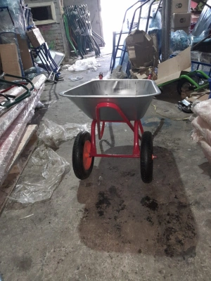 Тачка строительная 100 л 250 кг 422ZP двухколесная с пневмоколесом по ценам производителя в Москве с доставкой по всей России